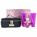 Versace Pour Femme Dylan Purple komplekts sievietēm (EDP, 100 ml + dušas želeja, 100 ml + ķermeņa losjons, 100 ml + kosmētikas līdzeklis)