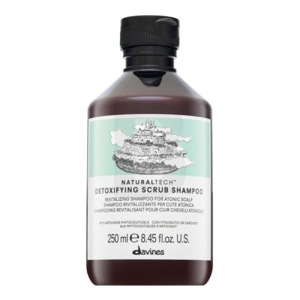 Davines Natural Tech Detoxifying Scrub Shampoo detoksikācijas šampūns ar pīlingu, 250 ml