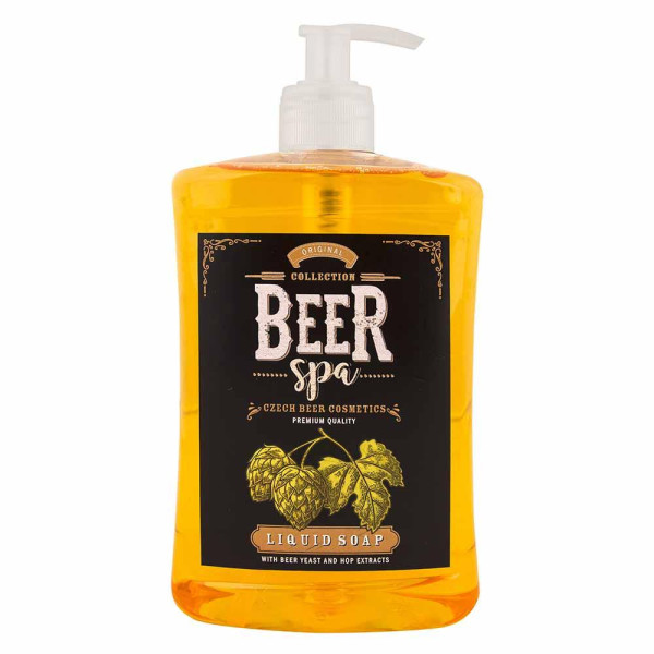 Bohemia Gifts BEER Spa Liquid Soap - Šķidras ziepes ar alus raugu un apiņu ekstraktiem, 500 ml