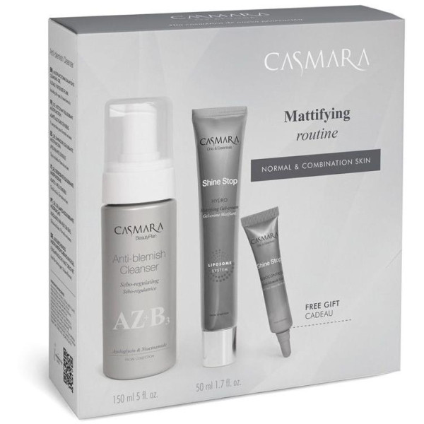 Casmara Matifying Set Anti Blemish & Hydrating sejas kopšanas komplekts nobriedušai, kombinētai un taukainai ādai