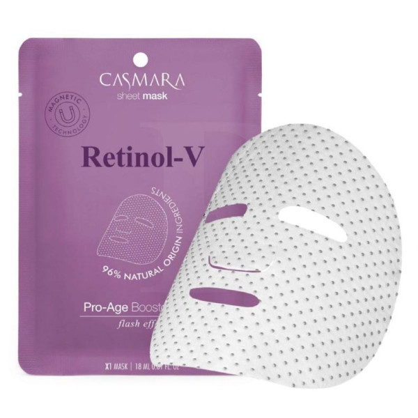 Casmara Pro Age Booster Sheet Mask Retinol Nostiprinoša sejas maska ar retinolu