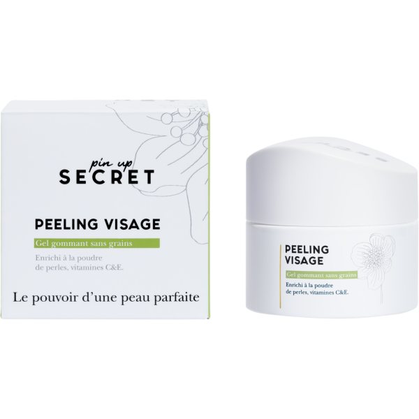 Pin Up Secret Grainless Exfoliating Peeling Gel Gēla sejas skrubis, 50 ml