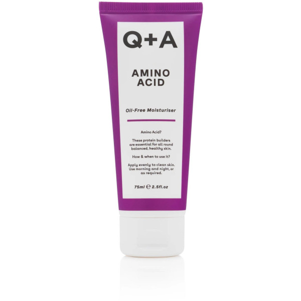 Q+A Amino Acid Oil-Free Moisturizer Mitrinošs sejas krēms bez eļļas, ar aminoskābēm, 75 ml