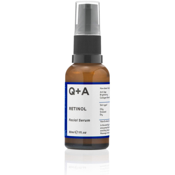 Q+A Retinol 0,2% Sejas serums Sejas serums ar retinolu, 30 ml