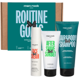 Men Rock ROUTINE GOALS Essential Grooming Routine Kit Matu un ādas kopšanas līdzekļu komplekts vīriešiem, 1 gab.