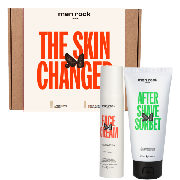 Men Rock THE SKIN CHANGER Face Care Kit Sejas kopšanas komplekts vīriešiem, 1gab