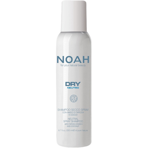 Noah Dry Neutro Spray Shampoo Sausais šampūns ar tapiokas cieti, 200 ml