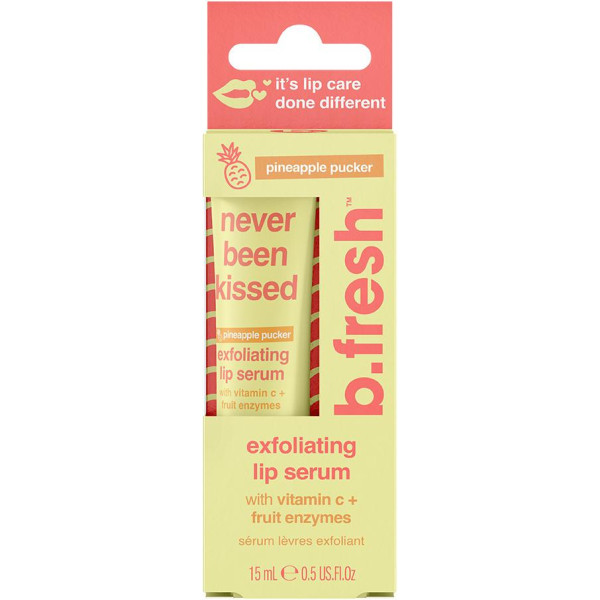 b.fresh Never Been Kissed Exfoliating Lip Serum Exfoliating lūpu serums, 15 ml