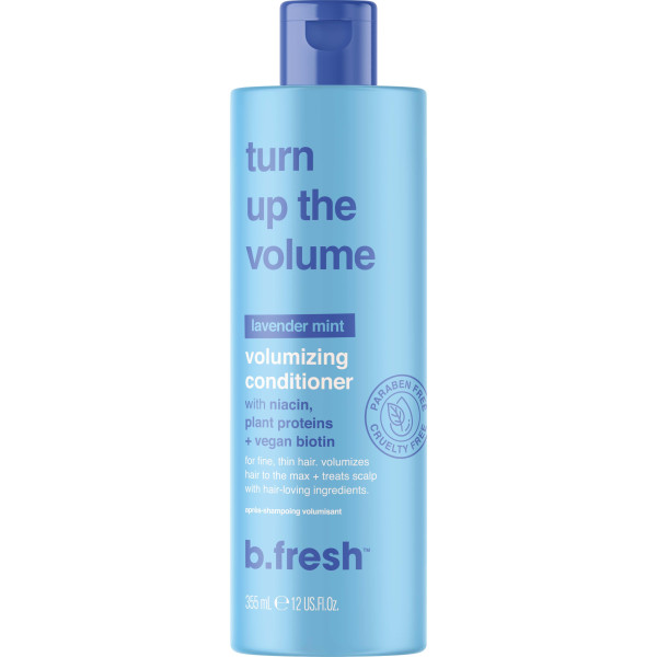 b.fresh Turn Up The Volume Volumizing Conditioner Apjomu palielinošs kondicionieris, 355 ml