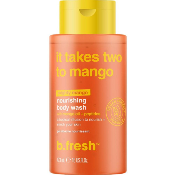 b.fresh It Takes Two To Mango Nourishing Body Wash Barojošs ķermeņa mazgāšanas līdzeklis, 473 ml