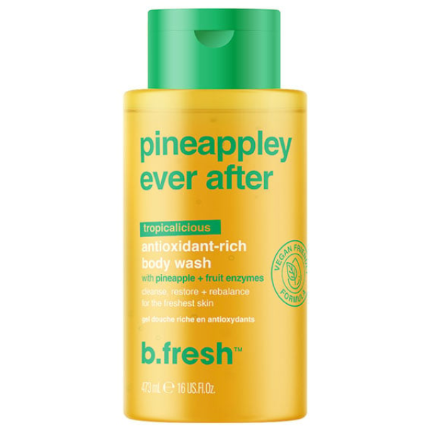 b.fresh Pineappley Ever After Antioxidant-Rich Body Wash maiga pīlinga ķermeņa mazgāšana, 473 ml