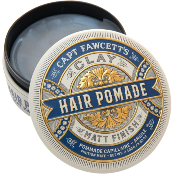 Captain Fawcett Clay Pomade Vidējas fiksācijas matu māls, 100g