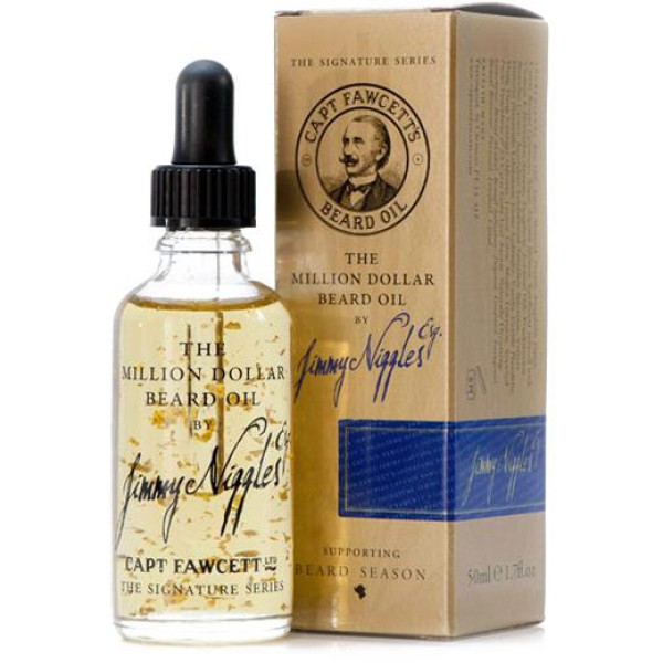 Captain Fawcett The Million Dollar Beard Oil Bārdas eļļa ar zeltu, 50 ml