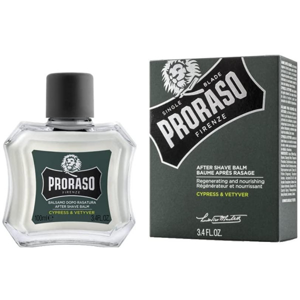 Proraso Cypress & Vetyver balzams pēc skūšanās pēc skūšanās, 100 ml