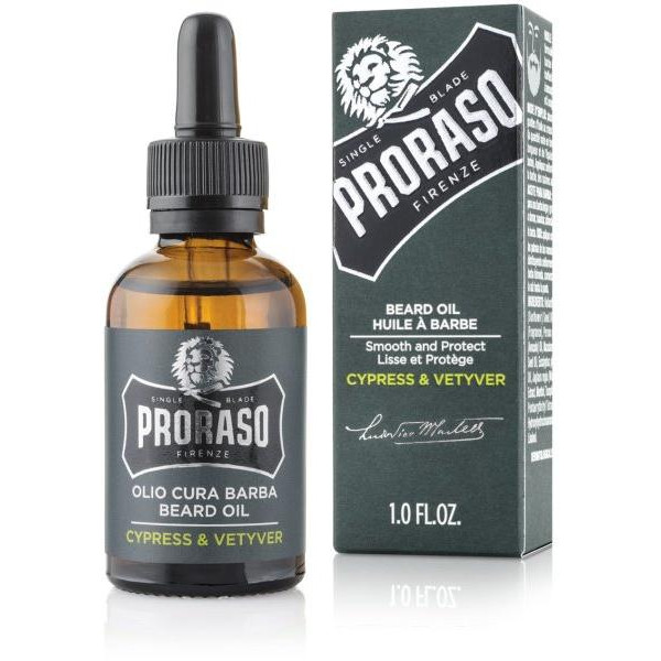 Proraso Cypress & Vetyver Beard Oil Bārdas eļļa, 30 ml