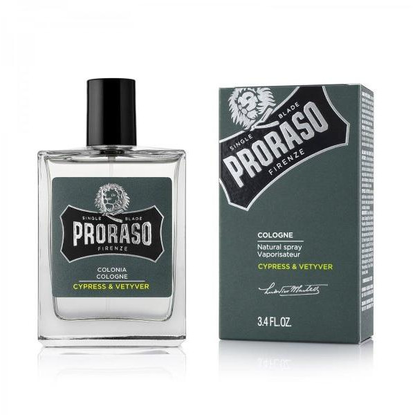 Proraso Cypress & Vetyver Eau de Cologne Ķelne, 100 ml