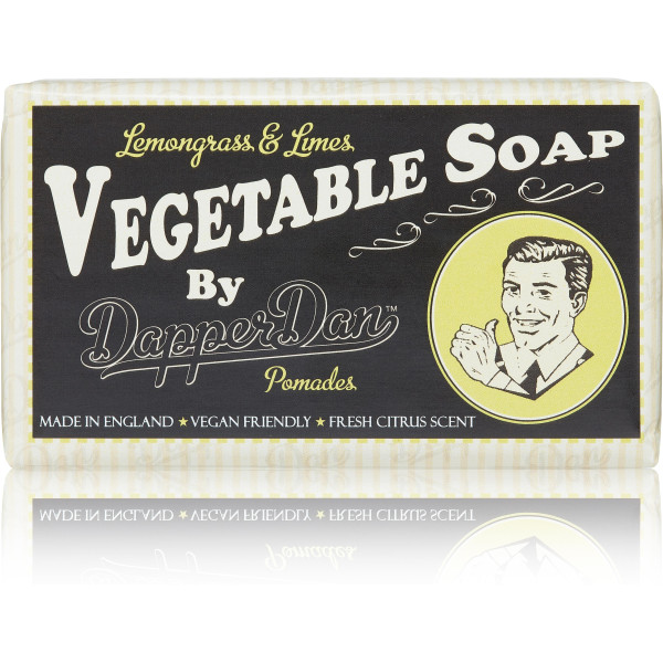 Dapper Dan Lemongrass & Limes Vegetable Soap augu ziepes, 190g