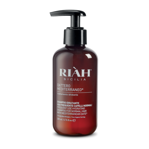 RIAH Frequent Use Shampoo With Mediterranean Date Mitrinošs šampūns biežai lietošanai, 200 ml