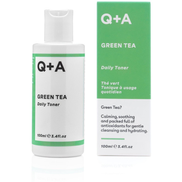 Q+A Green Tea Daily Toner Ikdienas sejas toniks ar zaļo tēju, 100 ml