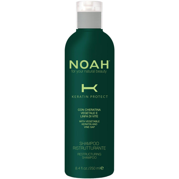 Noah Keratin Protect Restructuring Shampoo Atkuriamasis šampūnas su augaliniu keratinu, 250 ml