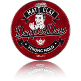 Dapper Dan Matt Clay Spēcīgas fiksācijas, matēts matu modelēšanas māls, 100 ml