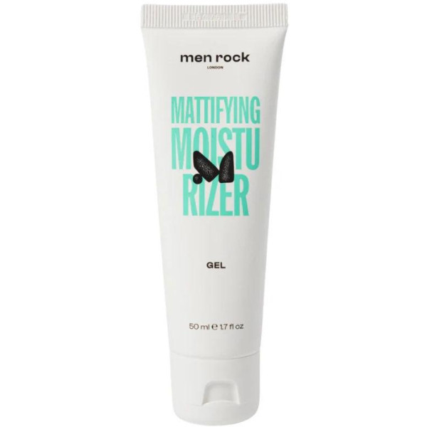 Men Rock Matifying Moisturizer Gel With Niacinamide matējošais mitrinošs gēls sejai ar niacinamīdu, 50 ml