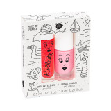 Nailmatic KIDS HOLIDAYS Rollette Nail Polish Duo komplekts Nagu lakas un lūpu spīduma komplekts, 1gab.