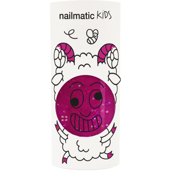 Nailmatic KIDS SHEEPY Glitter Nail Polish Nagu laka, 8 ml