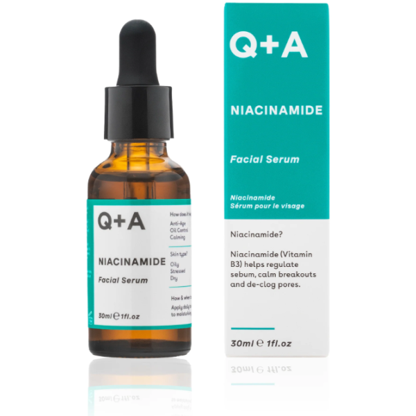 Q+A Niacinamide Facial Serum Sejas serums ar niacinamīdu, 30 ml