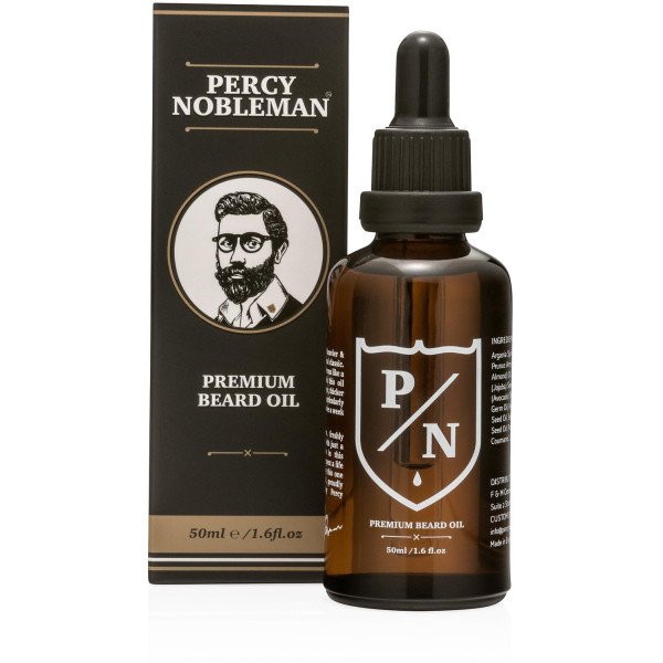 Percy Nobleman Premium Beard Oil Premium bārdas eļļa, 50 ml