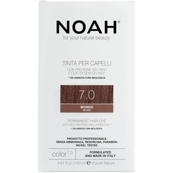 Noah Permanent Hair Dye 7.0 Blond Ilgtermiņa matu krāsa, 140 ml