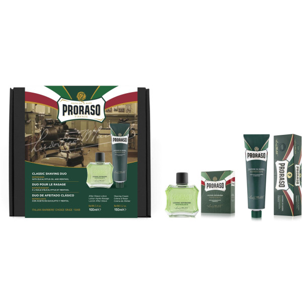 Proraso Duo Pack Refresh Shaving Cream & Lotion Skūšanās komplekts, 1 gab