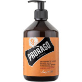 Proraso Wood & Spice Beard Wash Bārdas šampūns, 500 ml