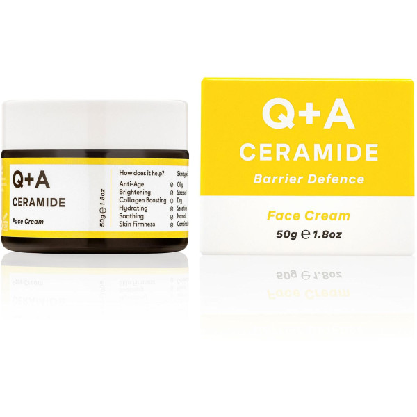 Q+A Ceramide Barrier Defense Face Cream Sejas krēms ar keramīdiem, 50g