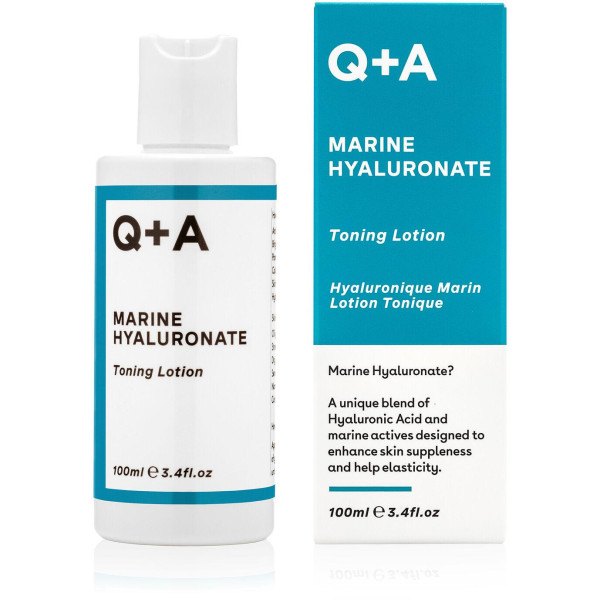 Q+A Marine Hyaluronate Toning Lotion Mitrinošs sejas toniks, 100 ml