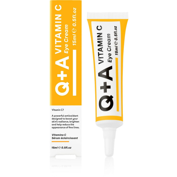 Q+A Vitamin C Eye Cream Acu krēms ar C vitamīnu, 15 ml