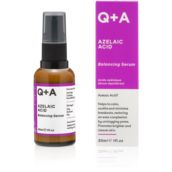 Q+A Azelaic Acid Balancing Serum Ādas līdzsvarojošs serums sejai, 30 ml