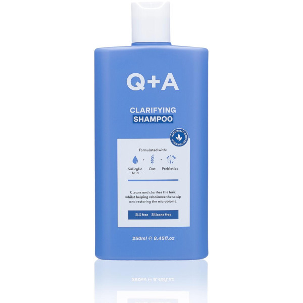 Q+A Clarifying Shampoo ar prebiotikām, 250 ml