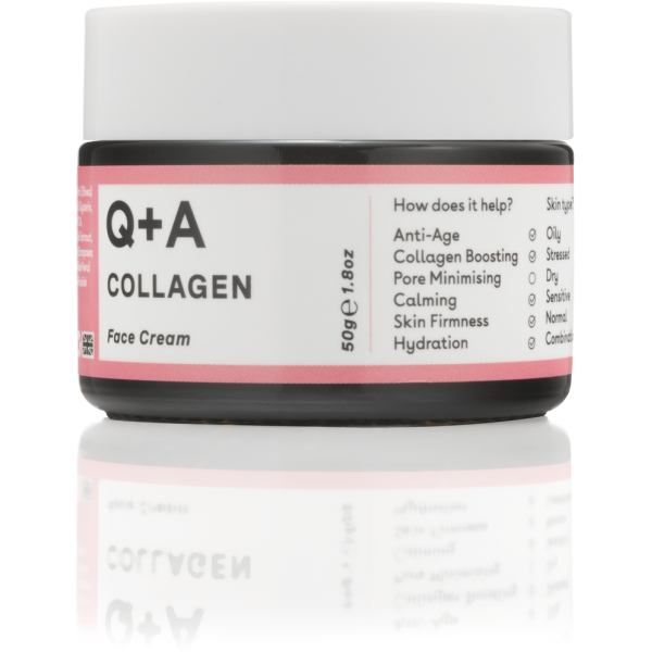 Q+A Collagen Anti-Age Face Cream Sejas krēms ar kolagēnu, 50 ml