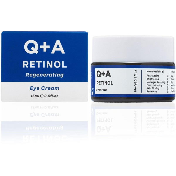 Q+A Retinol Regenerating Eye Cream atjaunojošs acu krēms, 15 ml