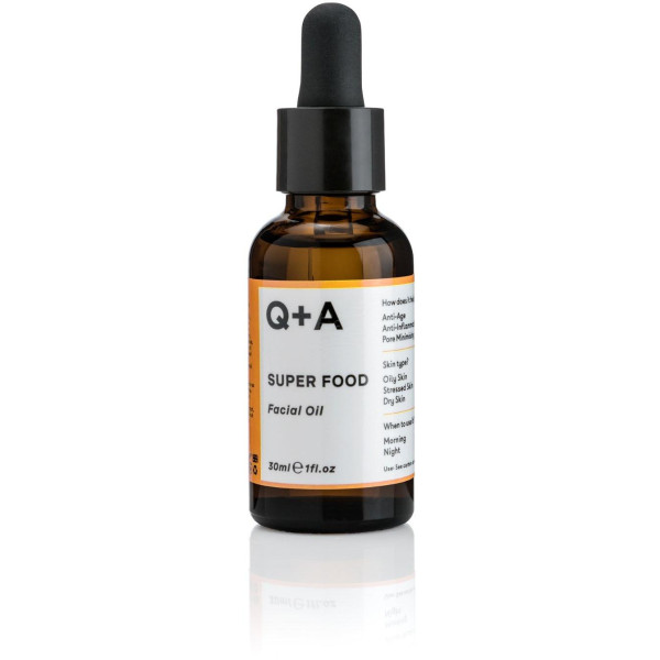 Q+A Super Food Facial Oil Sejas eļļa, 30 ml