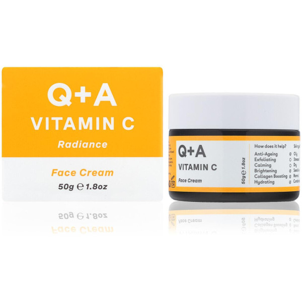 Q+A Vitamin C Radiance Face Cream izgaismojošs sejas krēms, 50 g