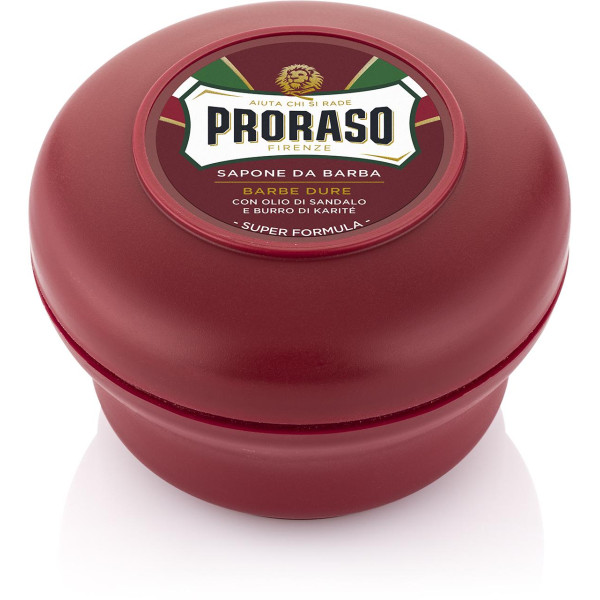 Proraso Red Line skūšanās ziepes burkā ādu barojošas skūšanās ziepes, 150 ml