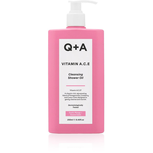 Q+A Vitamin ACE Cleansing Shower OIl Cleansing dušas eļļa, 250 ml