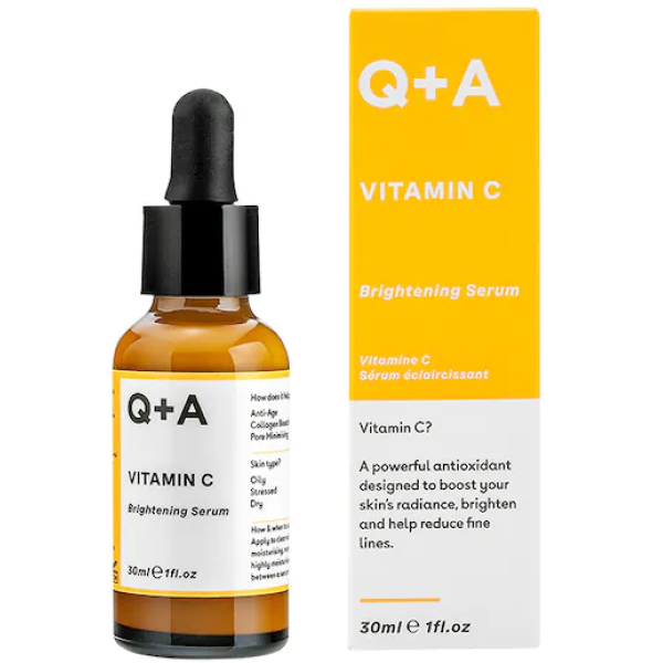 Q+A Vitamin C Brightening Serum Brightening sejas serums, 30 ml