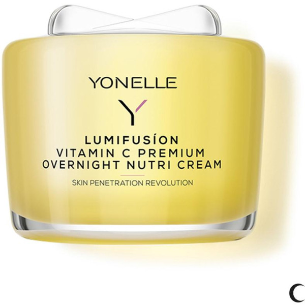 Yonelle Lumifusion Vitamin C Overnight Nutri Cream Barojošs nakts sejas krēms, 55 ml