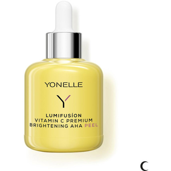 Yonelle Lumifusion Vitamin C Premium Brightening AHA Peel pīlings sejas serums ar C vitamīnu, 50 ml