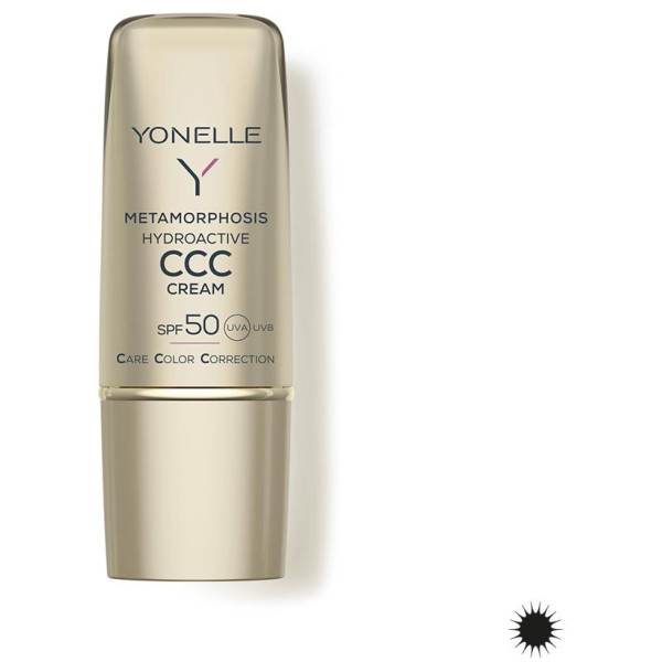 Yonelle Metamorphosis Hydroactive CCC Cream SPF 50 Summer Sand Tinting sejas krēms, 30 ml