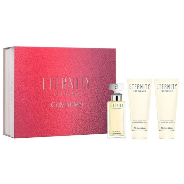 Calvin Klein Eternity EDP parfimērijas ūdens sievietēm ​​, 100 ml + body lotion, 100 ml + EDP, 10 ml