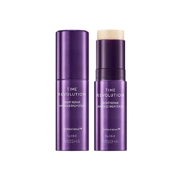 Missha Time Revolution Night Repair Ampoule Stick sejas balzams, 10 g